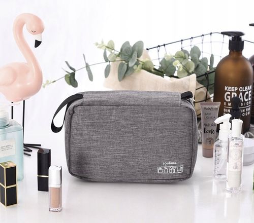 Kosmetyczka Podróżna Damska Męska Organizer Wisząca Pojemna z Haczykiem L na Arena.pl