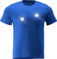 YATO KOSZULKA T-SHIRT BASIC NIEBIESKA BAWEŁNIANA 180g/m² ROZMIAR XL