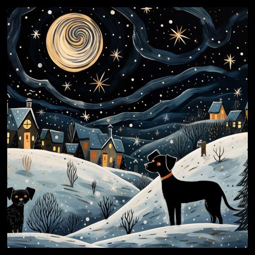 Plakat 50x50cm Nocny Psi Patrol na Arena.pl