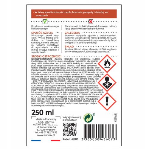 ODNAWIACZ DO MEBLI 200ML K. OWOCOWY 43607 na Arena.pl