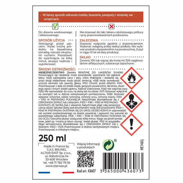 ODNAWIACZ DO MEBLI 200ML K. OWOCOWY 43607 zdjęcie 3