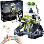 CADA KLOCKI TECHNIC ROBOT PROGRAMOWANY BOT 434EL. STEROWANY Z LED