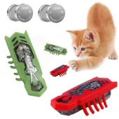 2x Karaluch robak insekt jak hexbug La Cucaracha Zabawka dla kota 4xBateria