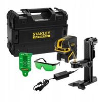STANLEY LASER KRZYŻOWY FATMAX +5 PUNKTOWY ZIELONY Li-ION 30m