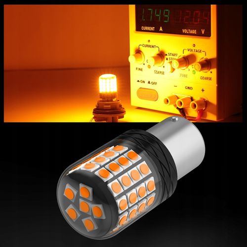 ŻARÓWKA LED PY21W XSTORM POMARAŃCZOWA KIERUNEK CAN na Arena.pl