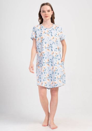 Bawełniana koszula z kieszeniami nocna nadwymiar czysta bawełna size++ Rozmiar: 5XL na Arena.pl