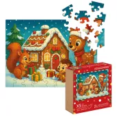 Puzzle 50 Elementów. Milliwood. Świąteczni Przyjaciele