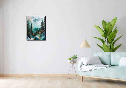 Plakat 50x65cm Przeplatane Krajobrazy na Arena.pl
