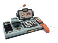 DLA DZIECI ZESTAW KASA   Z MIKROFONEM, WAGĄ