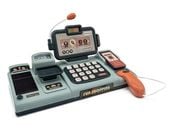 DLA DZIECI ZESTAW KASA   Z MIKROFONEM, WAGĄ