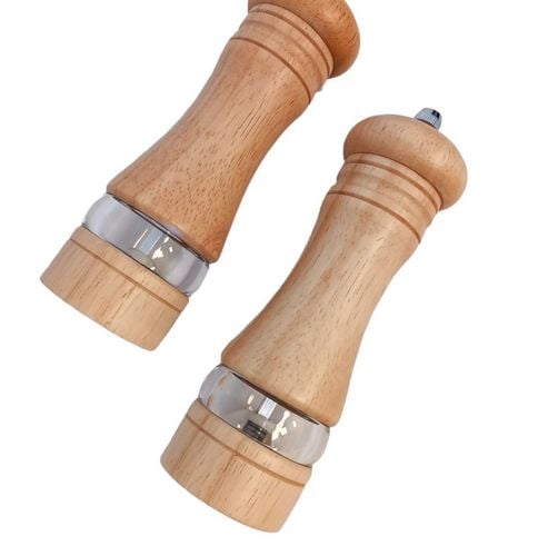 Zestaw 2 młynków drewnianych do soli i pieprzu na Arena.pl