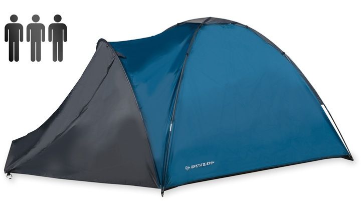Namiot IGLO kempingowy z przedsionkiem trzyosobowy moskitiera WODOODPORNY zdjęcie 5