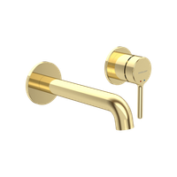 Delta PI bateria umywalkowa podtynkowa, złoty połysk