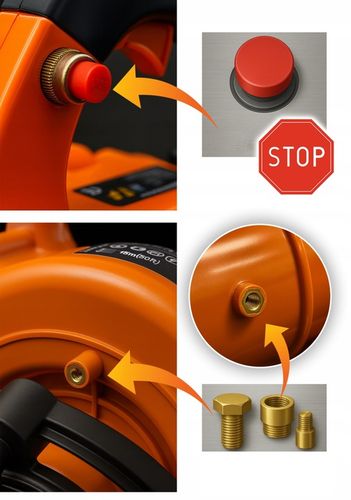 DMUCHAWA SPALINOWA OGRODOWA ODKURZACZ z ROZDRABNIACZEM LIŚCI MP0080 na Arena.pl