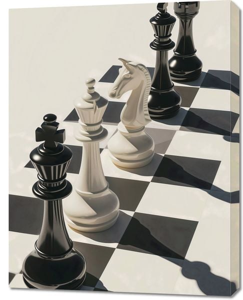 Obraz 70x90cm Szach i Mat zdjęcie 1