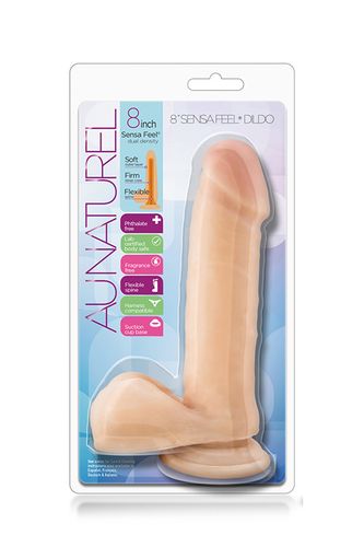 AU NATUREL 8INCH SENSA FEEL DILDO BEIGE na Arena.pl
