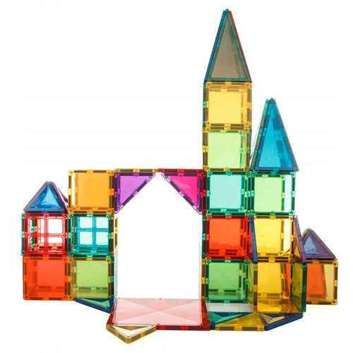 KLOCKI MAGNETYCZNE DUŻE konstrukcyjne Magtiles 32 na Arena.pl