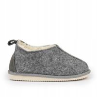 Ocieplane Bambosze Dla Dzieci Wysokie Kapcie Filc