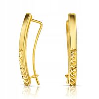 EKSKLUZYWNE ZŁOTE KOLCZYKI 585 ZŁOTO 14K P03