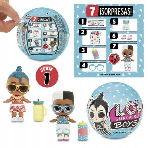 LALKA LOL SURPRISE BOYS MGA CHŁOPIEC KULA SUPRISE na Arena.pl