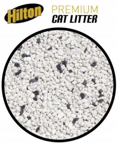BIAŁY ŻWIREK BENTONITOWY Z WĘGLEM AKTYWNYM HILTON DLA KOTÓW 3x5l na Arena.pl
