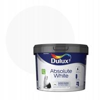 DULUX ABSOLUTE WHITE 9L FARBA BIAŁA DO ŚCIAN I SUFITÓW