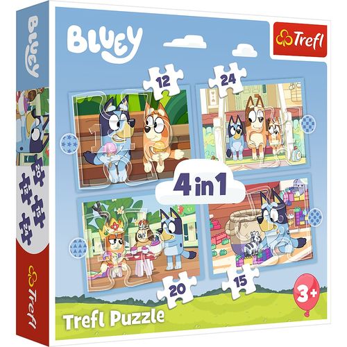 PUZZLE 4W1 BLUEY I JEGO ŚWIAT 34637 na Arena.pl