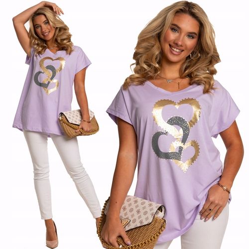 Luźna Elastyczna Kobieca BLUZKA DAMSKA DUŻO WZORÓW PLUS SIZE na Arena.pl