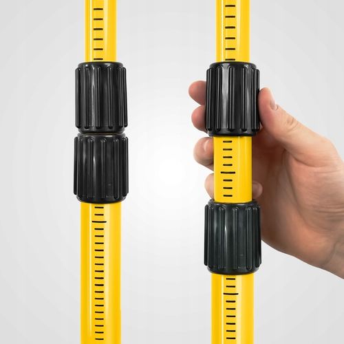 TYCZKA ROZPOROWA DO LASERA 3M DRĄŻEK POZIOMICY STATYW Z PODZIAŁKĄ + na Arena.pl