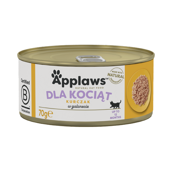 APPLAWS Kitten Chicken In Jelly Tin 70g zdjęcie 1
