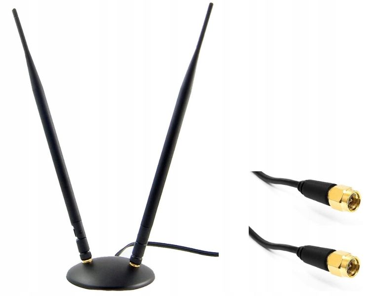 Antena Dual Lte 10Db Huawei B593 B315 E5186 2X Sma zdjęcie 1