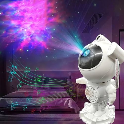 projektor lampka nocna astronauta + głośnik na Arena.pl