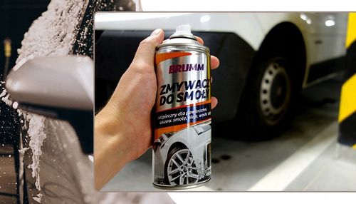 ZMYWACZ DO SMOŁY KLEJU WOSKU OLEJU BRUMM SPRAY 400 ml na Arena.pl