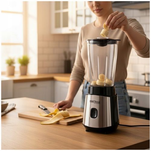 BLENDER KIELICHOWY 1500W MIKSER DO SMOOTHIE KOKTAJLI LODU 2 BIDONY + na Arena.pl