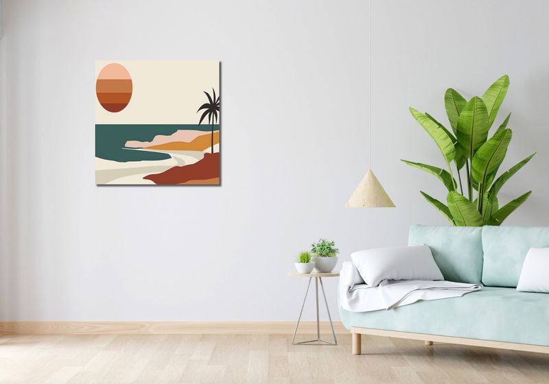 Obraz 70x70cm Pustynna Wydma zdjęcie 2