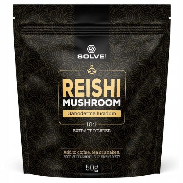 Reishi Ganoderma lucidum 50G SOLVE LABS Ekstrakt zdjęcie 1