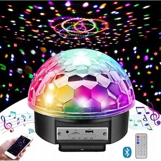 PROJEKTOR XXL KULA DISCO+PILOT +BLUETOOTH +GŁOŚNIK zdjęcie 7