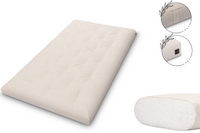 Materac naturalny 120x200 - Pascall Futon Slim Natural - Ecru