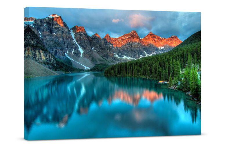 Foto obraz na płótnie "Rzeka wśród gór II" 30x20 zdjęcie 1