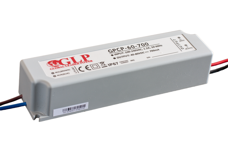 Driver prądowy 1400mA/20-42V, CC, PFC, IP67 plastic zdjęcie 1
