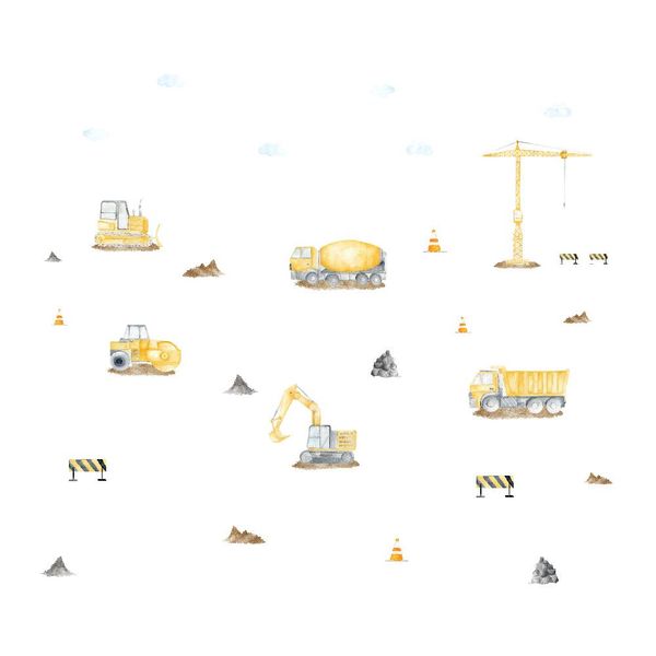 Naklejki Zestaw Budowa DK354 zdjęcie 3