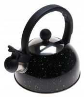 CZAJNIK Stalowy Marmurkowy 1,5l KROPKI INDUKCJA Gaz Z GWIZDKIEM 1015