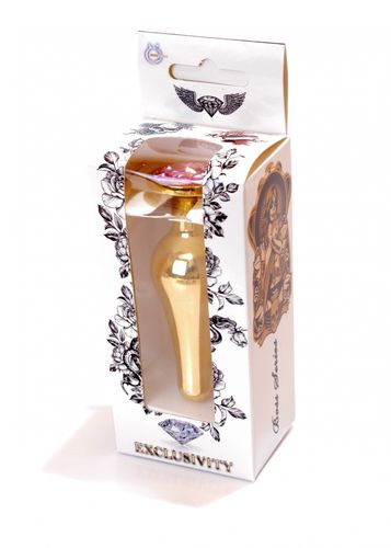 plug jewellery gold butt plug  rose na Arena.pl