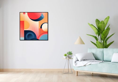 Plakat 80x80cm Geometryczne Marzenia na Arena.pl