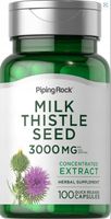 PipingRock Ostropest plamisty Ekstrakt 3000 mg Sylimarina 100k Milk Thistle