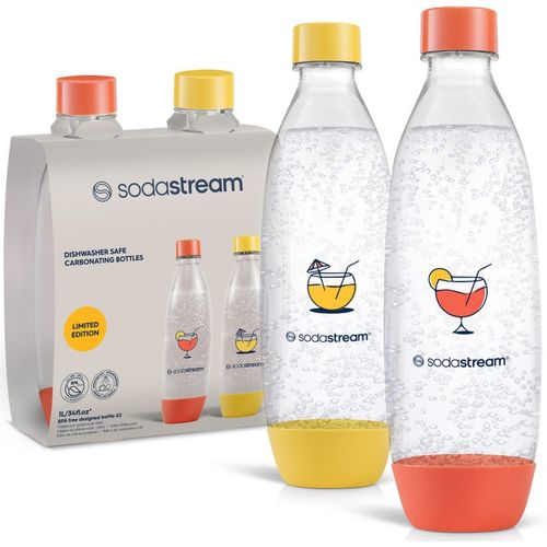 ZESTAW BUTELEK 2x1l DO SATURATORA!!! SodaStream DO ZMYWARKI !!! na Arena.pl