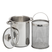 Wielofunkcyjny garnek z koszem frytki szparagi 4L