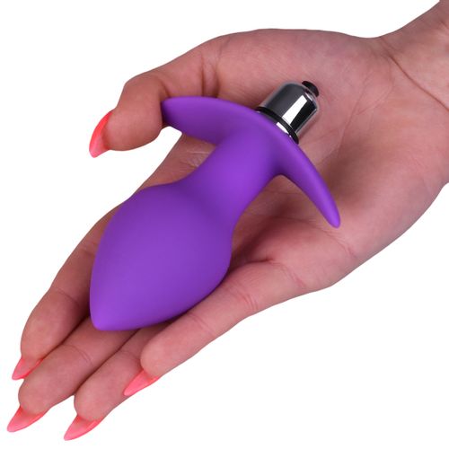 Wibrujący Korek Analny Z Uchwytem, Plug Zatyczka na Arena.pl