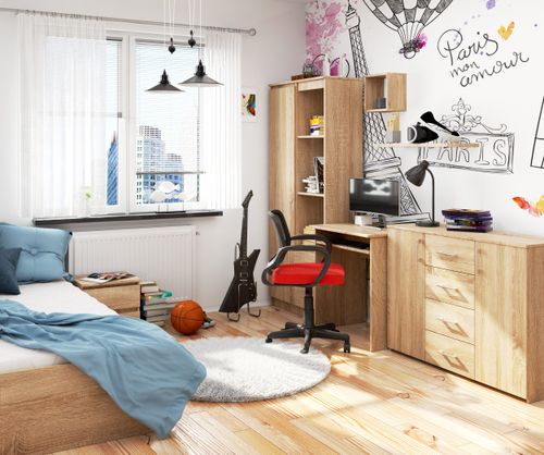 BIURKO STAR DĄB SONOMA WOLNOSTOJĄCE na Arena.pl