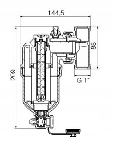 VALVEX Separator magnetyczny Zanieczyszczeń V-Pure DN 25 1" na Arena.pl